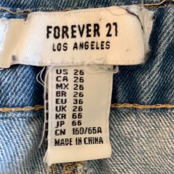 Hand painted Forever 21 overalls - Picture 3 of 7